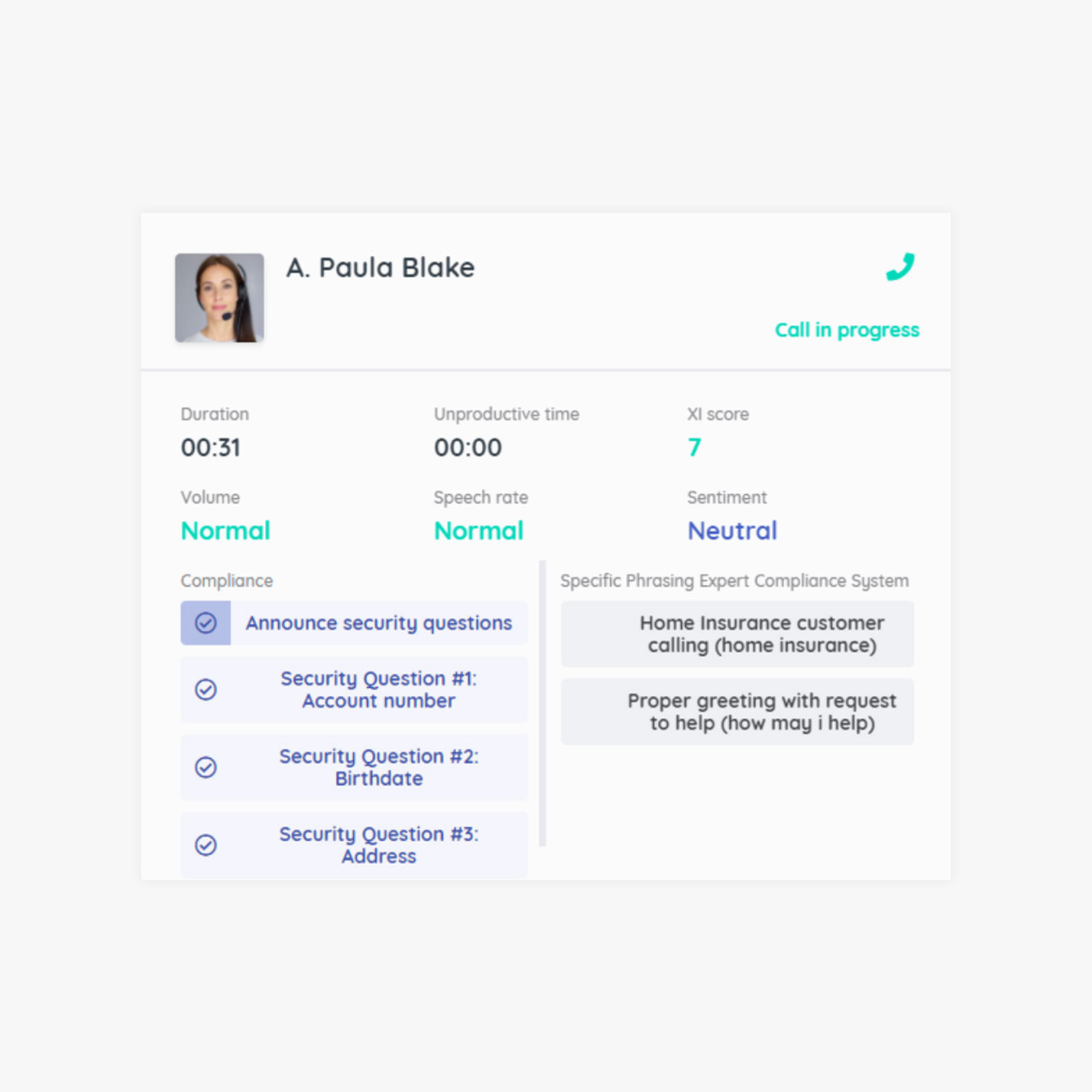 Improve the performance of contact centre agents with real-time insights and coaching