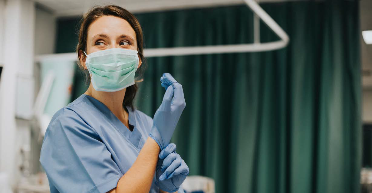 Doctor with face mask